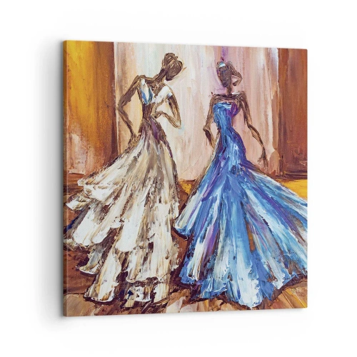 Impression sur toile - Image sur toile - Un duo reconnaissant - 60x60 cm