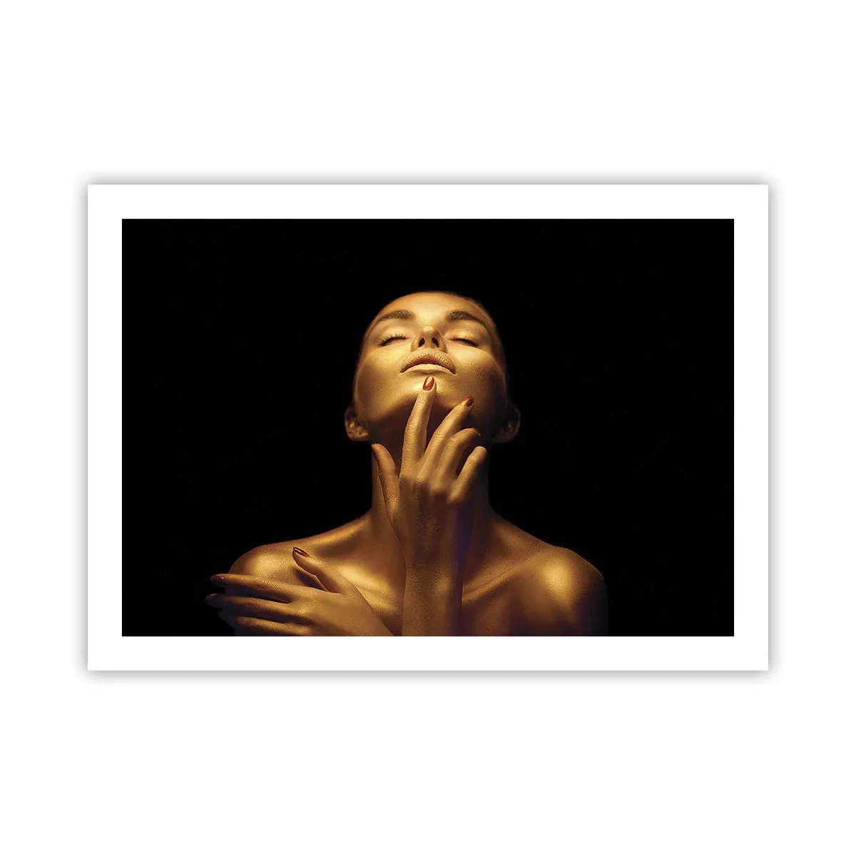 Affiche - Poster - Comme de la soie dorée - 70x50 cm