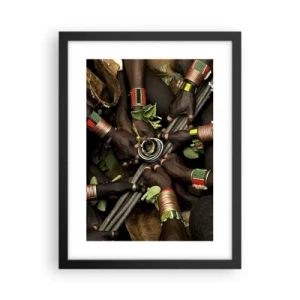 Affiche dans un cadre noir - Poster - Nous sommes ensemble - 30x40 cm