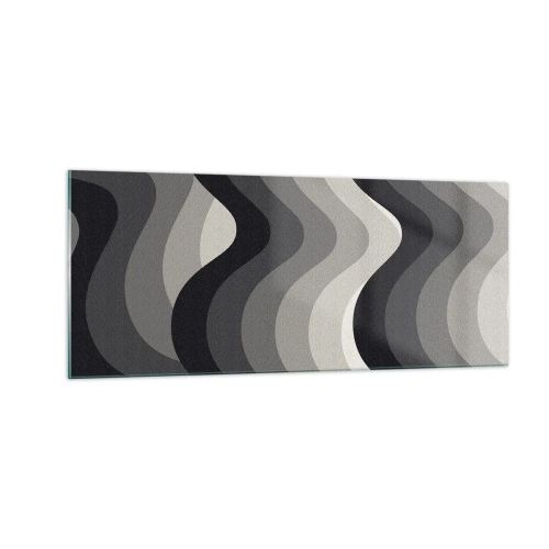 Impression sur verre - Image sur verre - Vague après vague - 100x40 cm