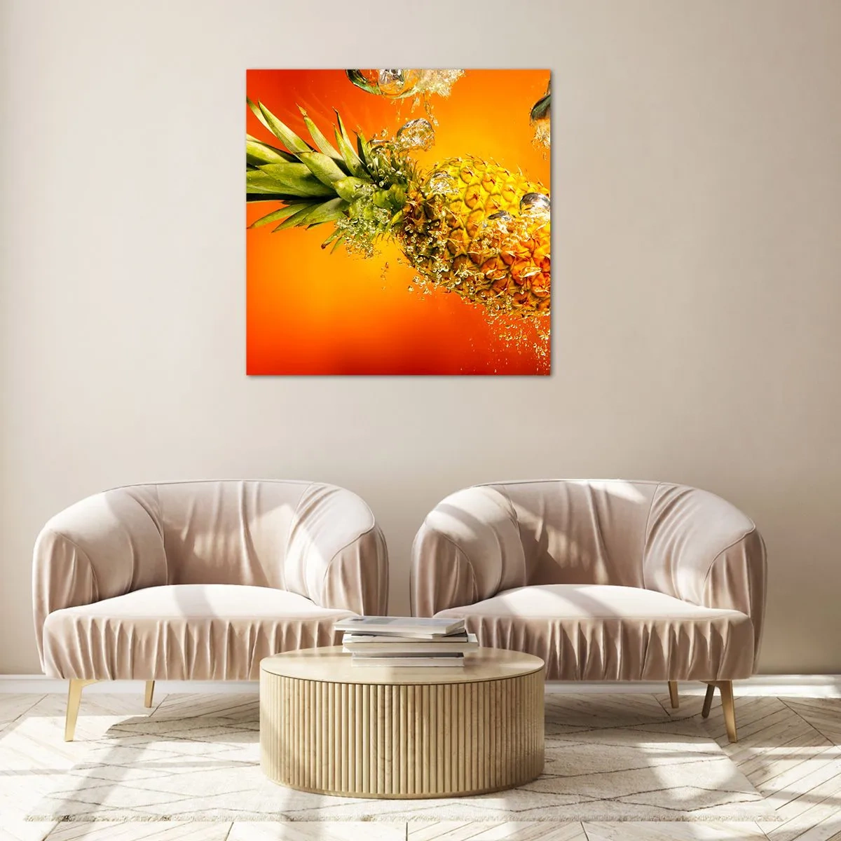 Impression sur verre - Image sur verre - Fraîcheur juteuse tropicale - 30x30 cm