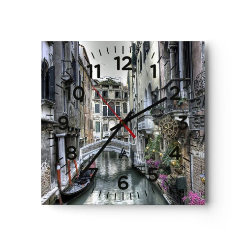 Horloge murale - Pendule murale - Pendant des siècles dans une réflexion silencieuse - 40x40 cm