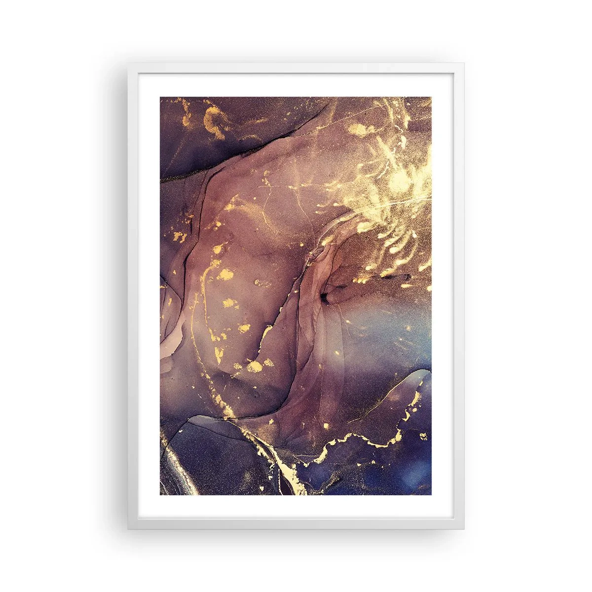 Affiche dans un cadre blanc - Poster - Matière et esprit - 50x70 cm