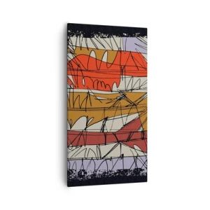 Impression sur toile - Image sur toile - Composition spontanée - 55x100 cm