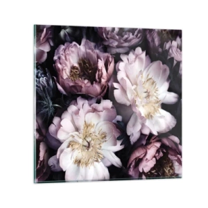 Impression sur verre - Image sur verre - Bouquet à l'ancienne - 70x70 cm