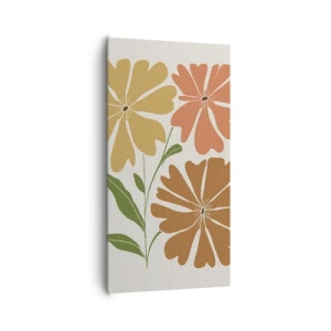 Impression sur toile - Image sur toile - Nature et géométrie - 65x120 cm