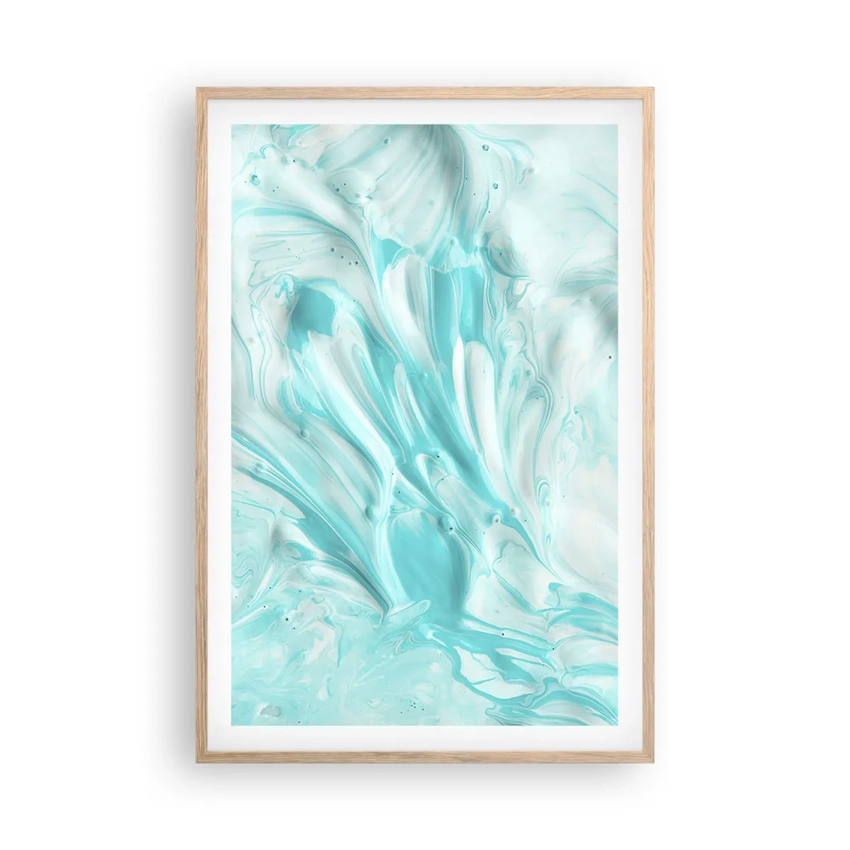 Affiche dans un chêne clair - Poster - Ensemble pour toujours - 61x91 cm