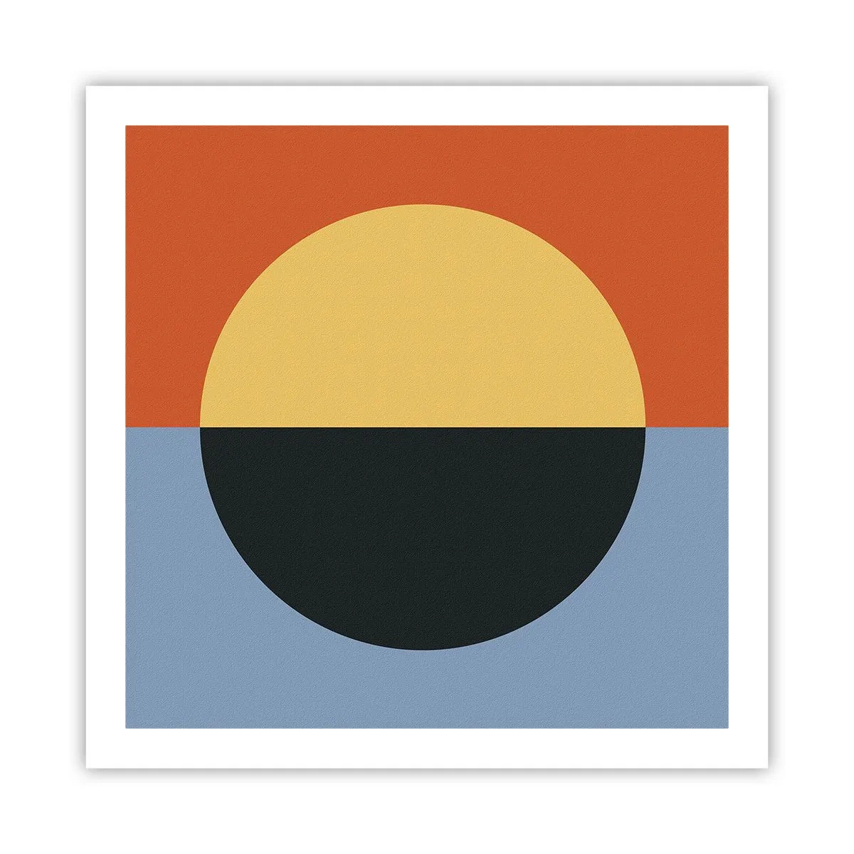 Affiche - Poster - Composition de chaleur et de fraîcheur - 60x60 cm