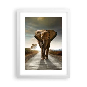 Affiche dans un cadre blanc - Poster - Et pas du tout en porcelaine - 30x40 cm