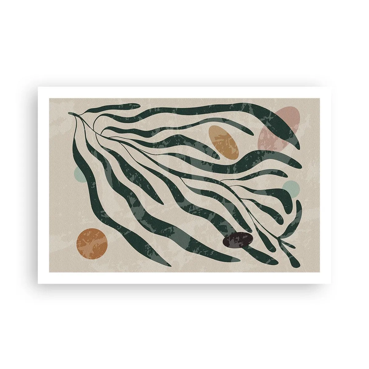 Affiche - Poster - Parmi la verdure - 91x61 cm