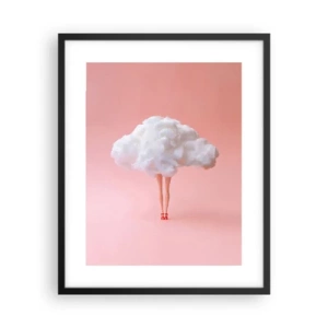 Affiche dans un cadre noir - Poster - Douce promesse - 40x50 cm