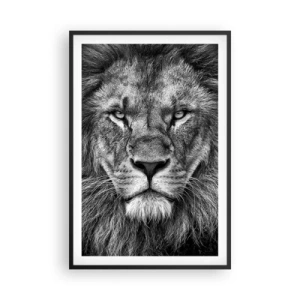 Affiche dans un cadre noir - Poster - En vêtement de sacre - 61x91 cm