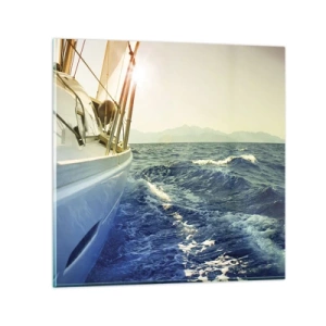 Impression sur verre - Image sur verre - Suite à l'aventure - 40x40 cm