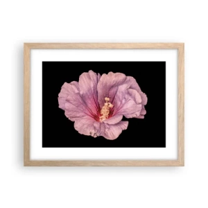 Affiche dans un chêne clair - Poster - Directement au coeur - 40x30 cm