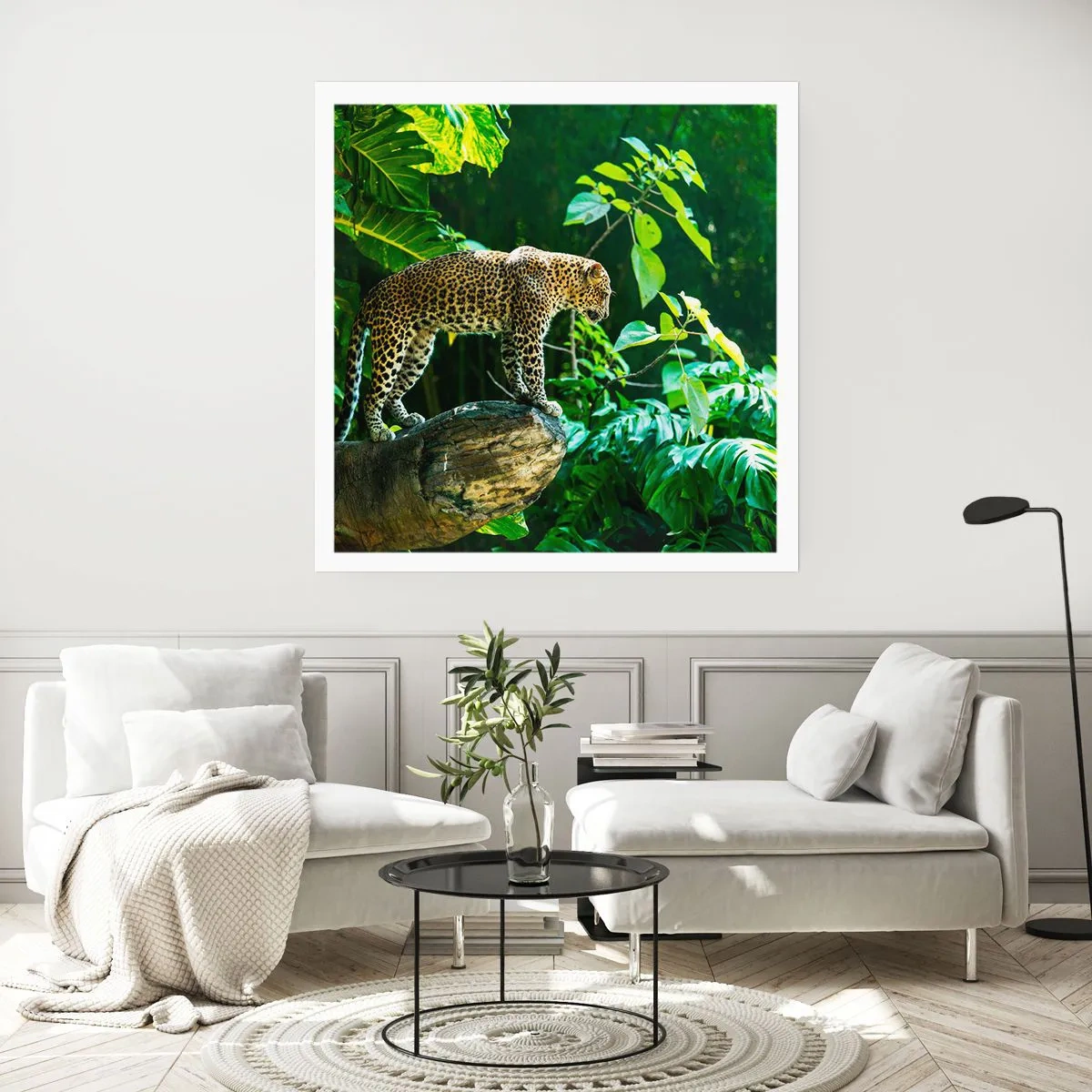 Affiche - Poster - À la chasse? - 50x50 cm