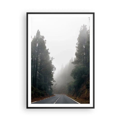 Affiche dans un cadre noir - Poster - Conte de la forêt magique - 70x100 cm