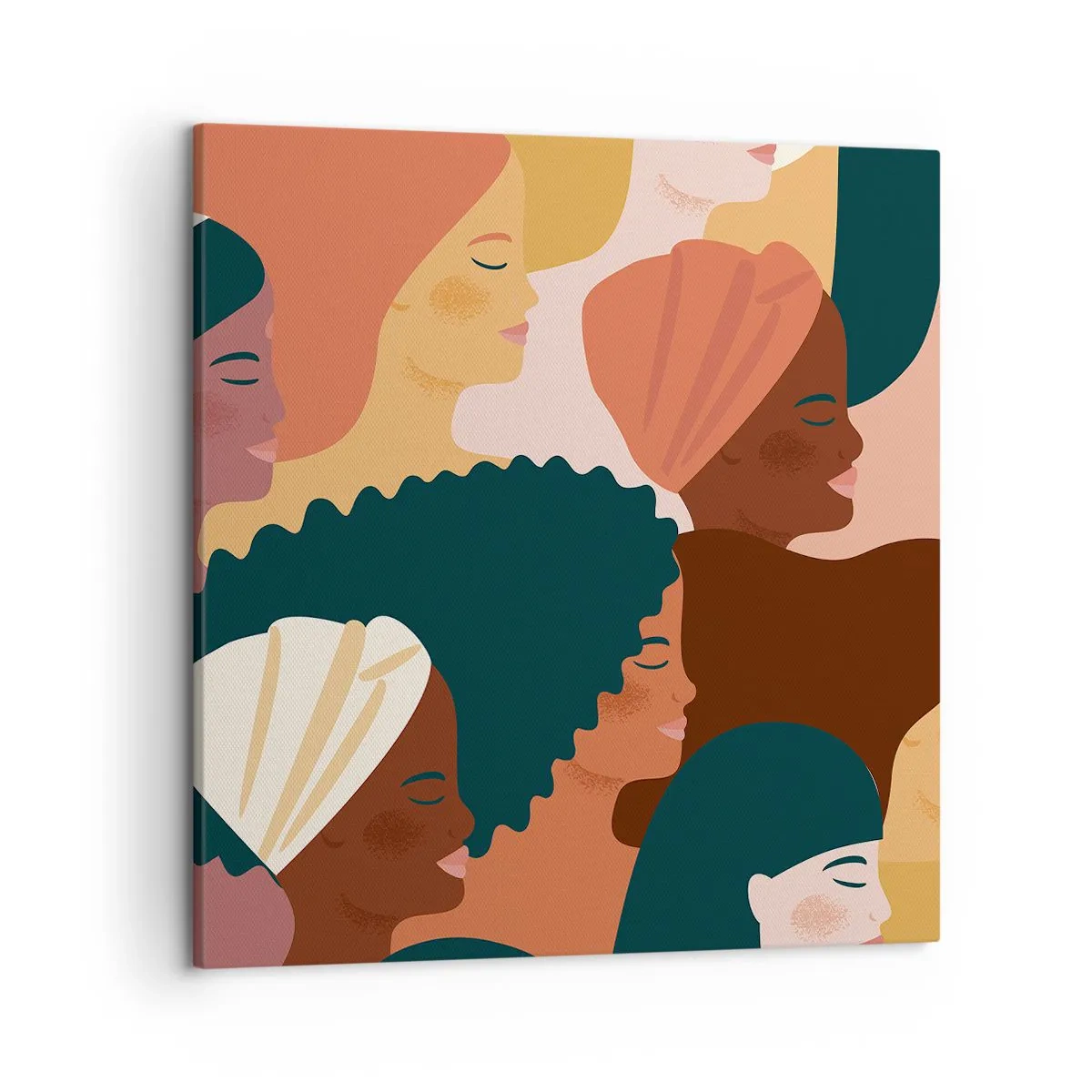 Impression sur toile - Image sur toile - Uniquement la féminité - 50x50 cm