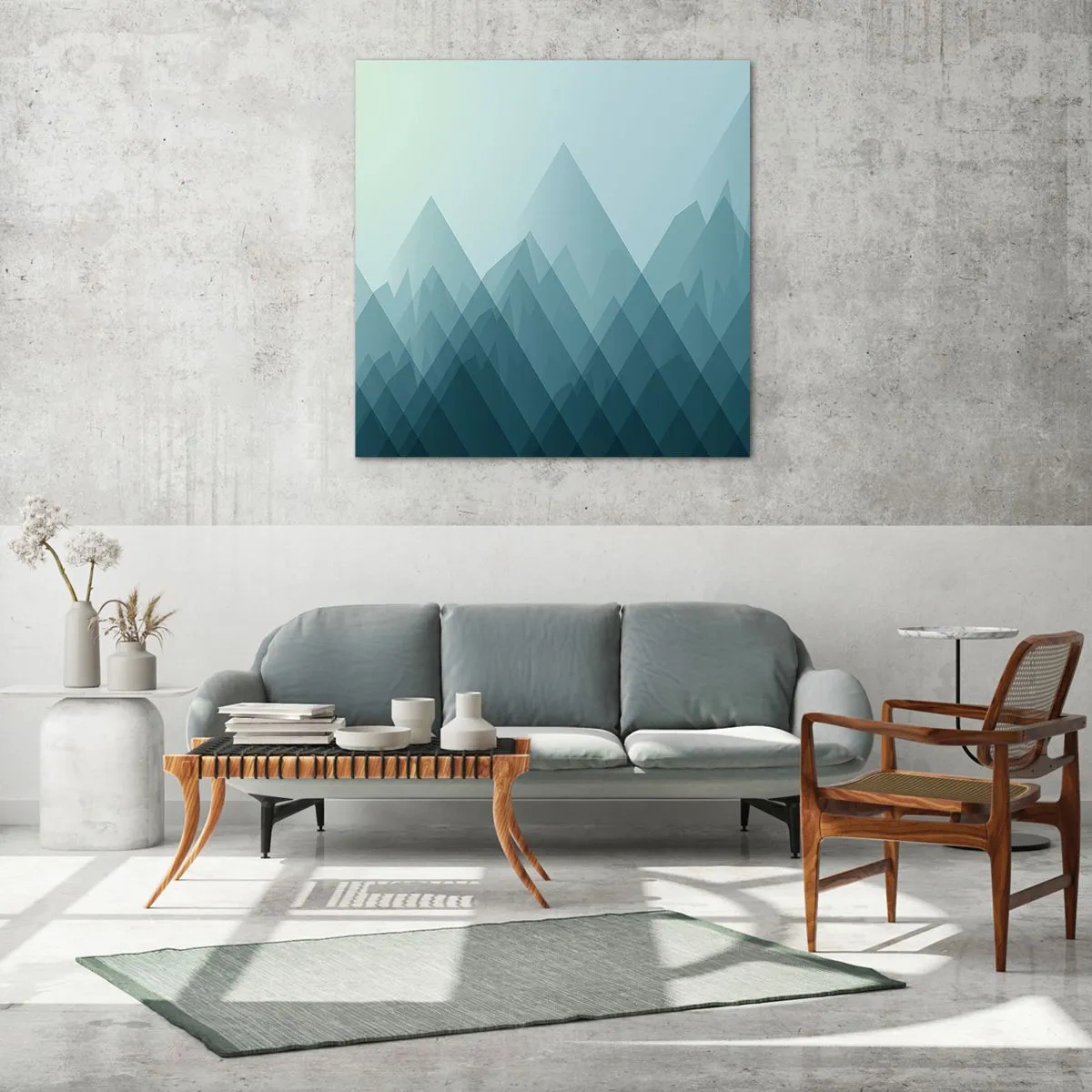 Impression sur verre - Image sur verre - Grand, plus grand, encore plus grand - 70x70 cm