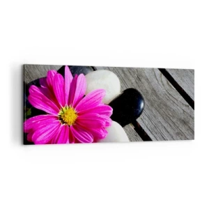 Impression sur toile - Image sur toile - Repos sur la jetée - 100x40 cm