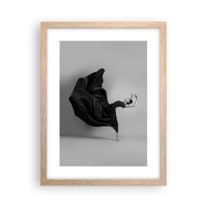 Affiche dans un chêne clair - Poster - Musique ailées - 30x40 cm