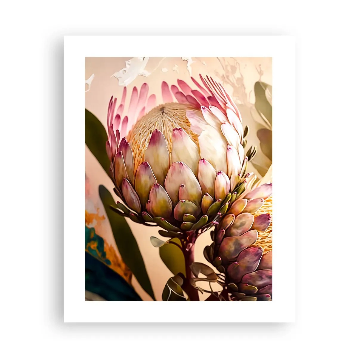 Affiche - Poster - Tendrement embrassé - 40x50 cm