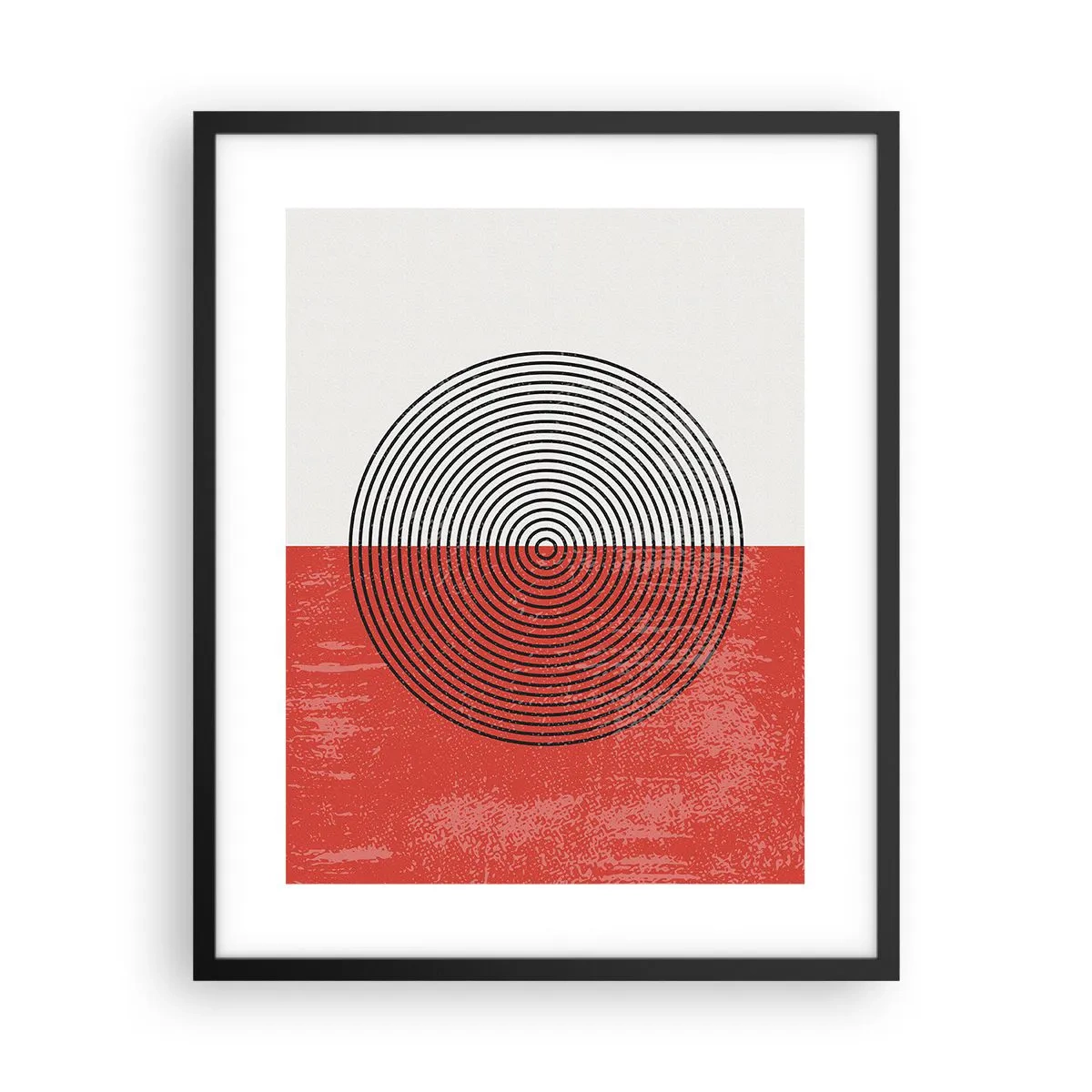 Affiche dans un cadre noir - Poster - Dans le mille - 40x50 cm