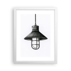 Affiche dans un cadre blanc - Poster - Comme il y a des années… - 30x40 cm