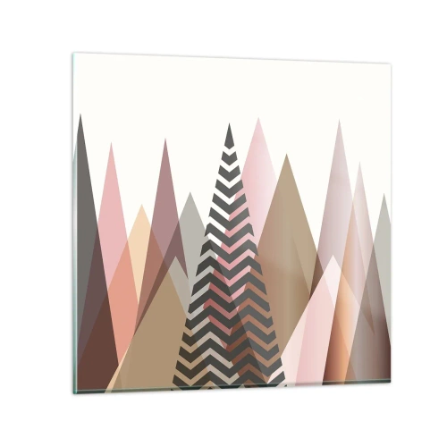 Impression sur verre - Image sur verre - Vue pyramidale - 30x30 cm