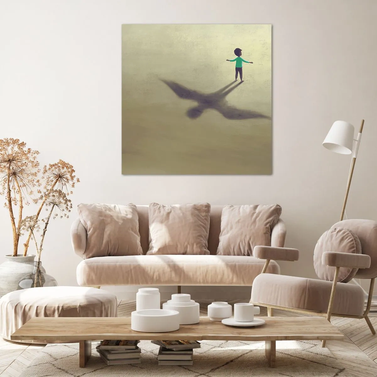 Impression sur toile - Image sur toile - Héros du futur - 70x70 cm