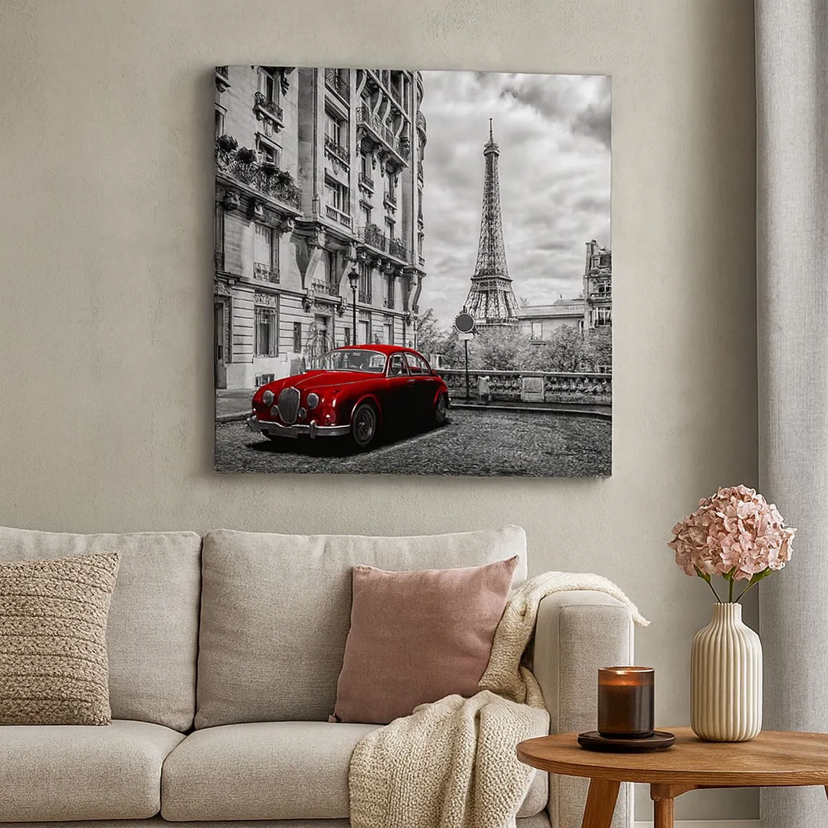 Impression sur toile - Image sur toile - Prédateur dans la ville - 30x30 cm