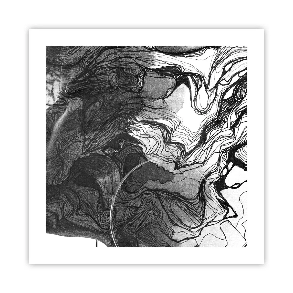 Affiche - Poster - Emmêlé dans les rêves - 50x50 cm