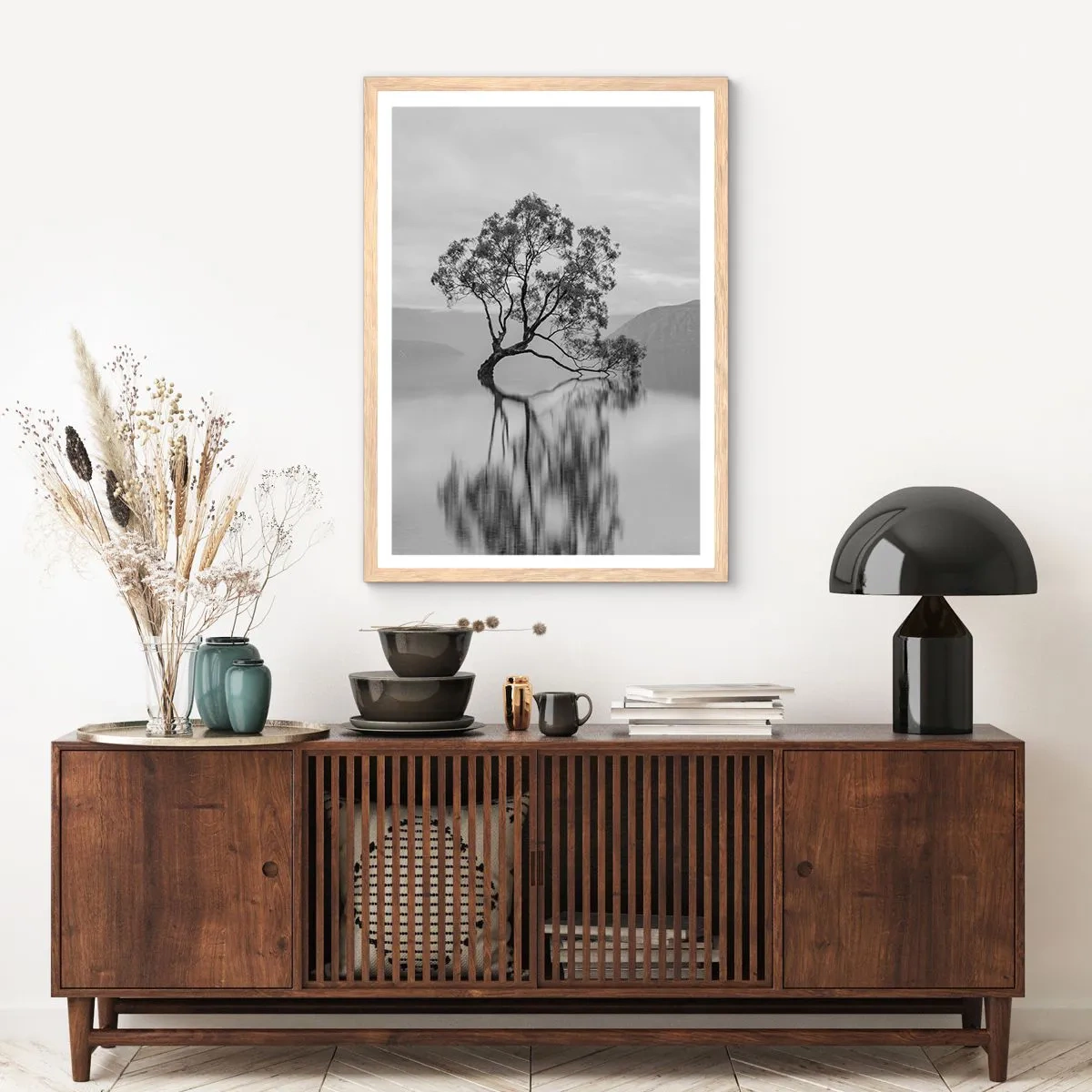 Affiche dans un chêne clair - Poster - Un tel pays existe - 70x100 cm