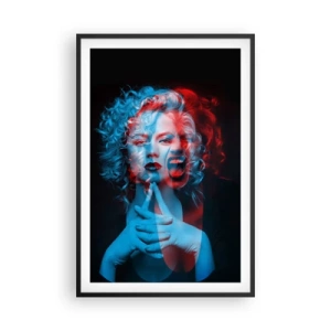 Affiche dans un cadre noir - Poster - Alter ego - 61x91 cm