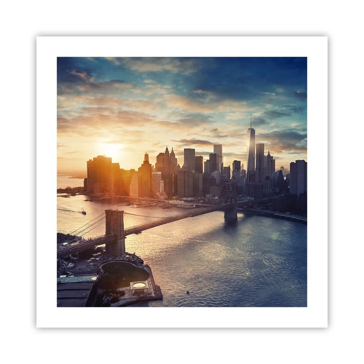 Affiche - Poster - Monument de la culture occidentale - 50x50 cm