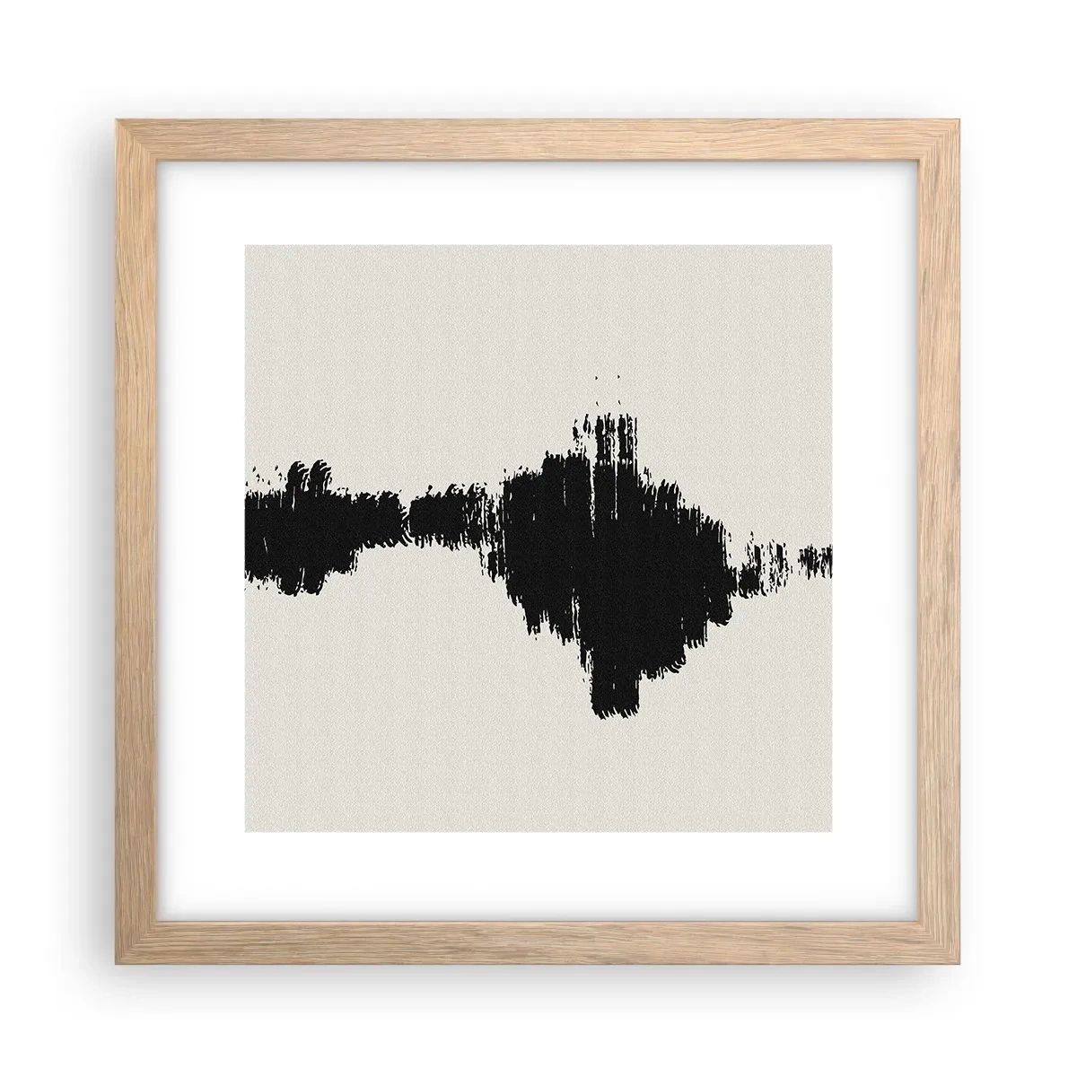 Affiche dans un chêne clair - Poster - Vibrations de l'imagination - 30x30 cm