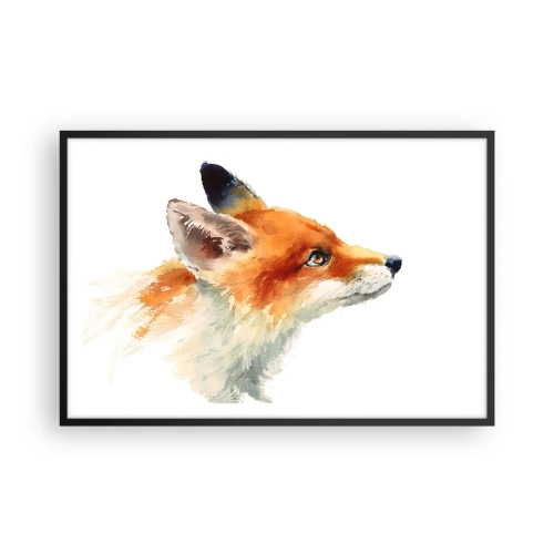 Affiche dans un cadre noir - Poster - Vous ne pouvez jamais être trop prudent - 91x61 cm