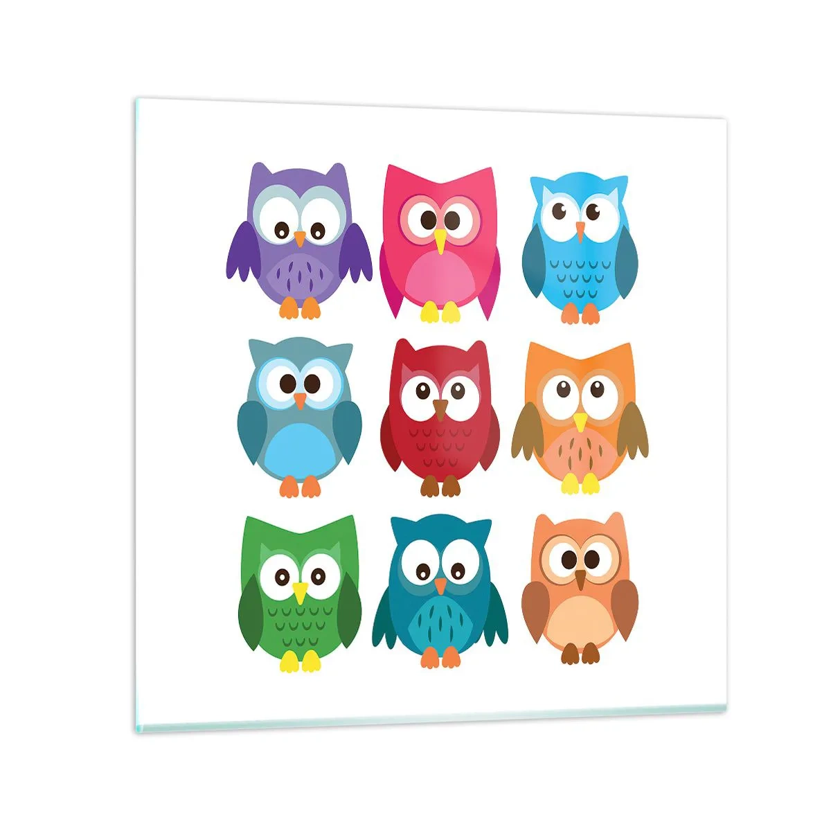 Impression sur verre - Image sur verre - C'est amusant d'être différent - 60x60 cm