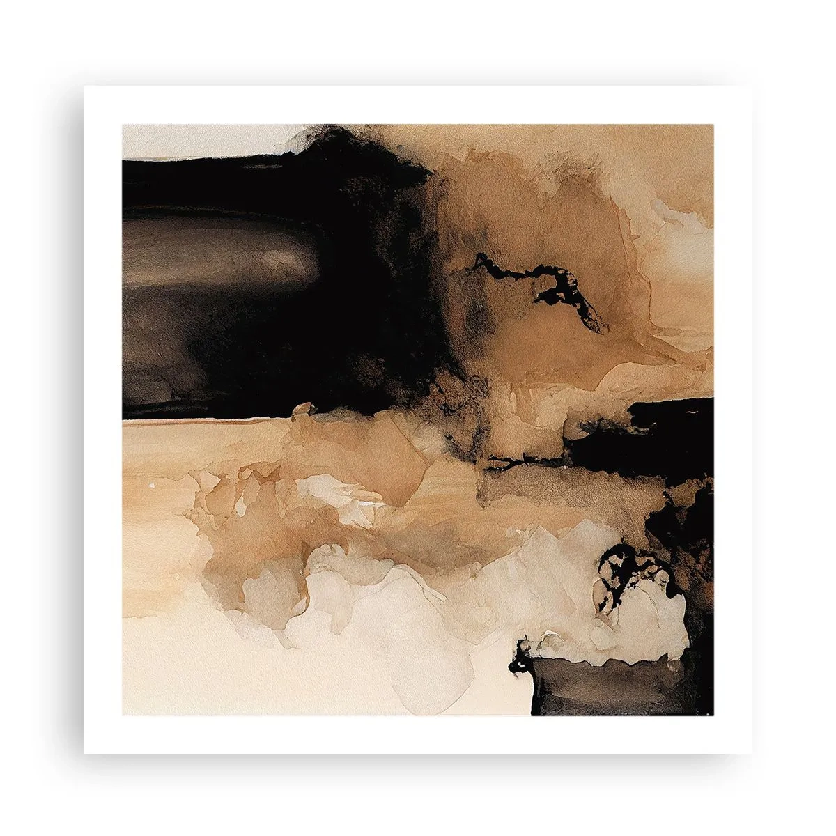 Affiche - Poster - Une abstraction intrigante - 60x60 cm