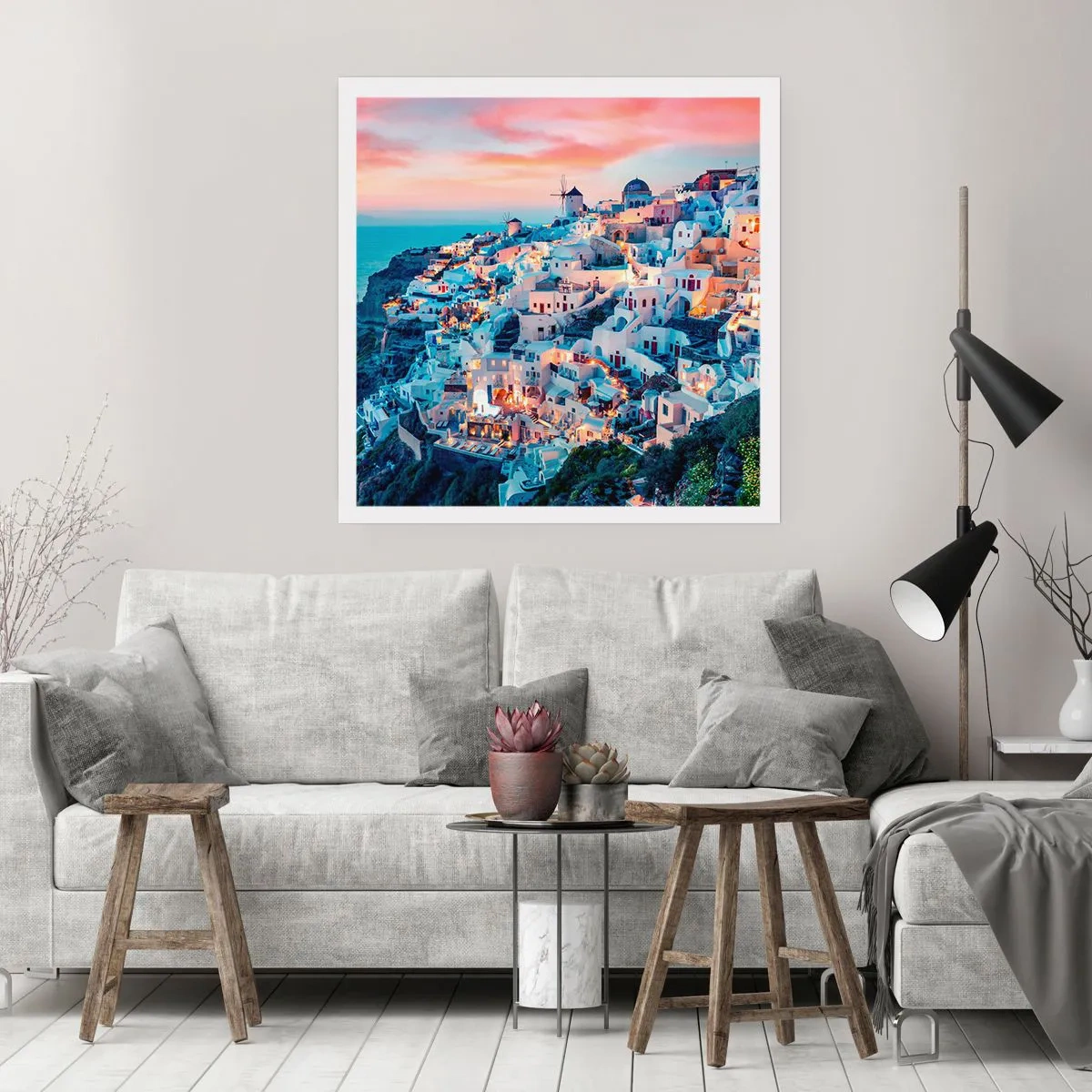 Affiche - Poster - Vos grandes vacances en Grèce - 50x50 cm