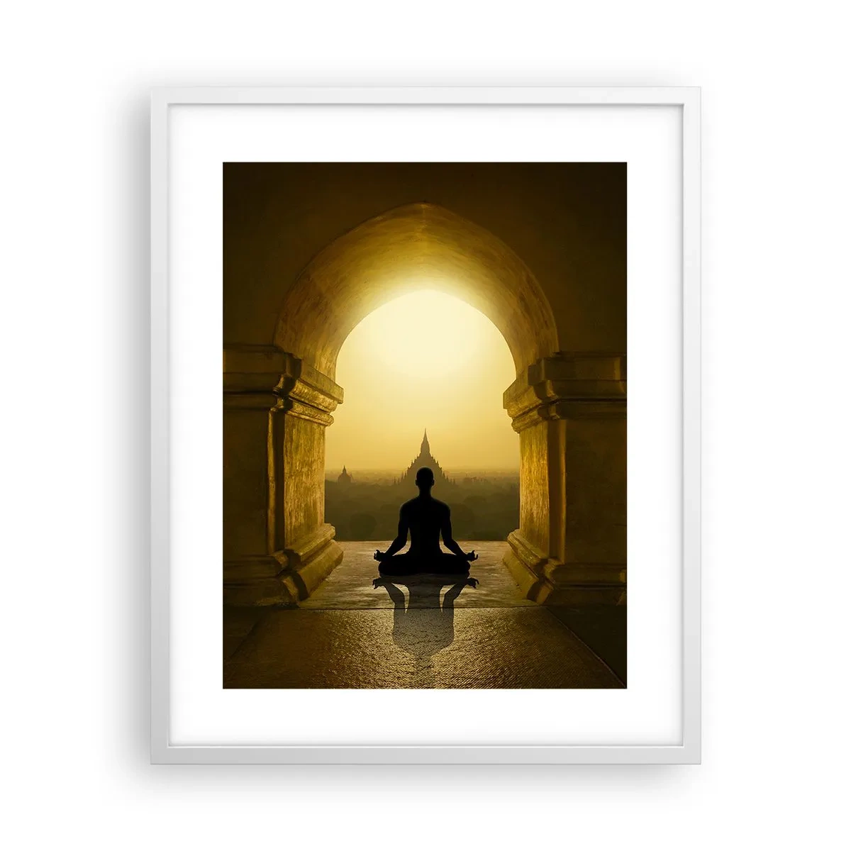 Affiche dans un cadre blanc - Poster - Pleine harmonie - 40x50 cm