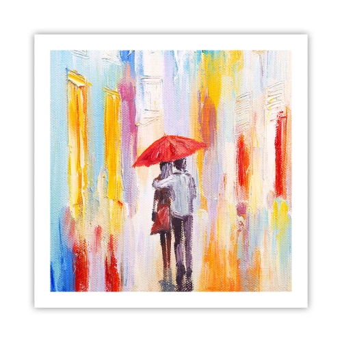 Affiche - Poster - Qu'il pleuve encore - 60x60 cm