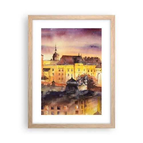 Affiche dans un chêne clair - Poster - Histoire et conte de fées - 30x40 cm