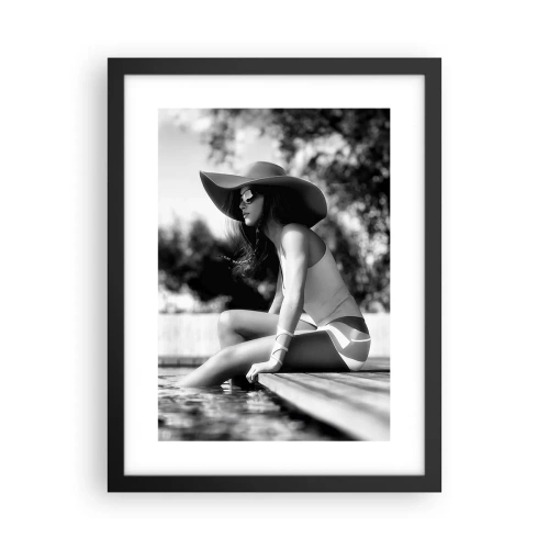 Affiche dans un cadre noir - Poster - Rêve d'été - 30x40 cm