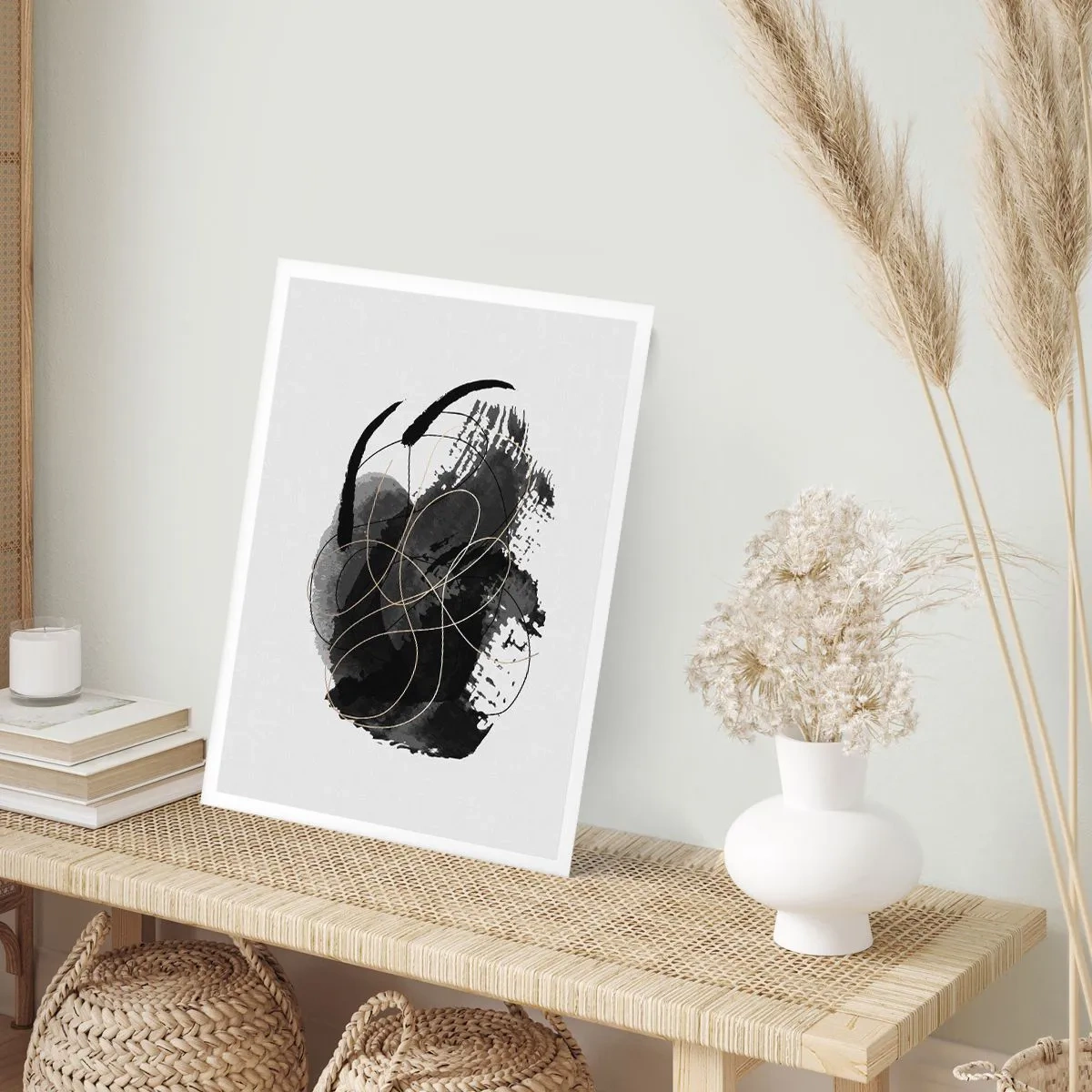 Affiche - Poster - Fait de noir - 40x50 cm