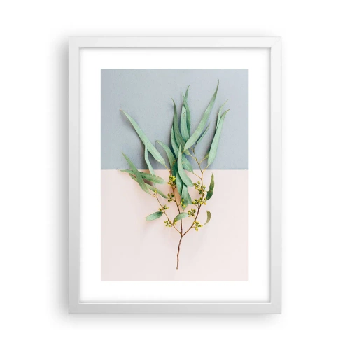 Affiche dans un cadre blanc - Poster - Subtilité pastel - 30x40 cm