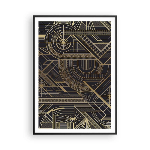 Affiche dans un cadre noir - Poster - Concept, idée, plan - 70x100 cm