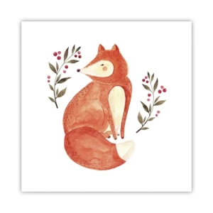 Affiche - Poster - Petit rouquin - 60x60 cm