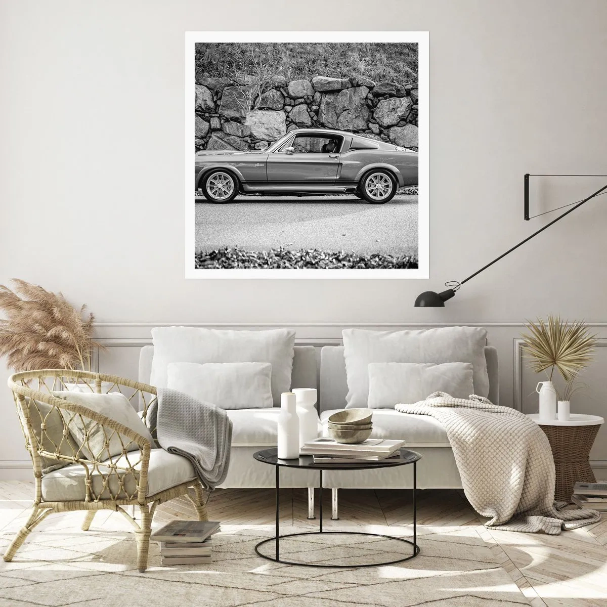 Affiche - Poster - Légende des années 60 - 60x60 cm