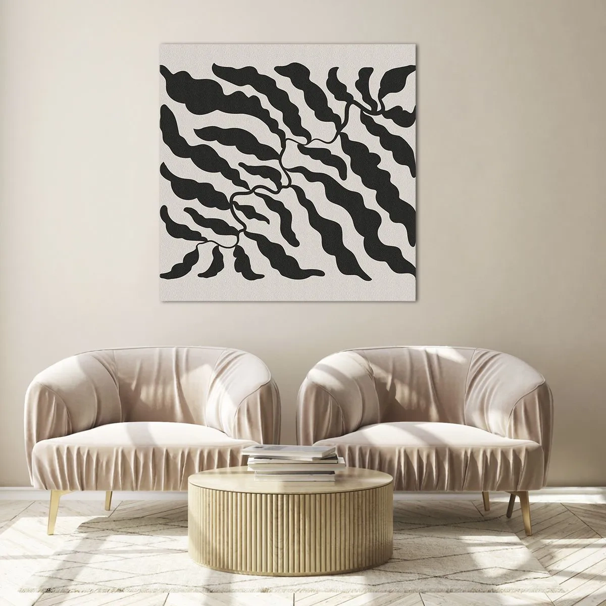 Impression sur verre - Image sur verre - La nature du carré - 40x40 cm