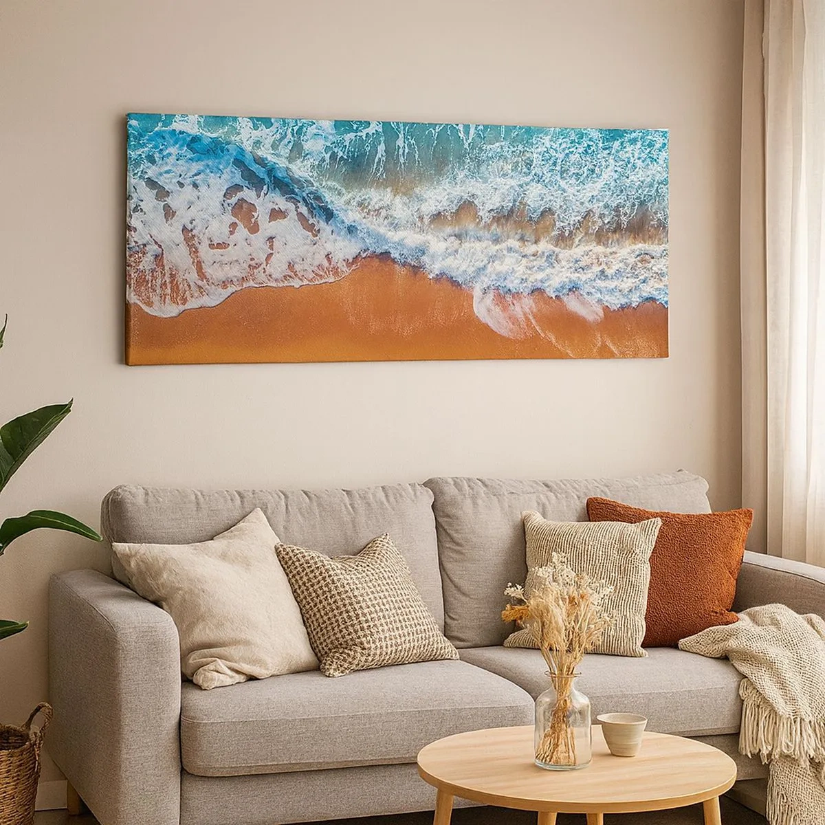 Impression sur toile - Image sur toile - Toujours ensemble - 100x40 cm